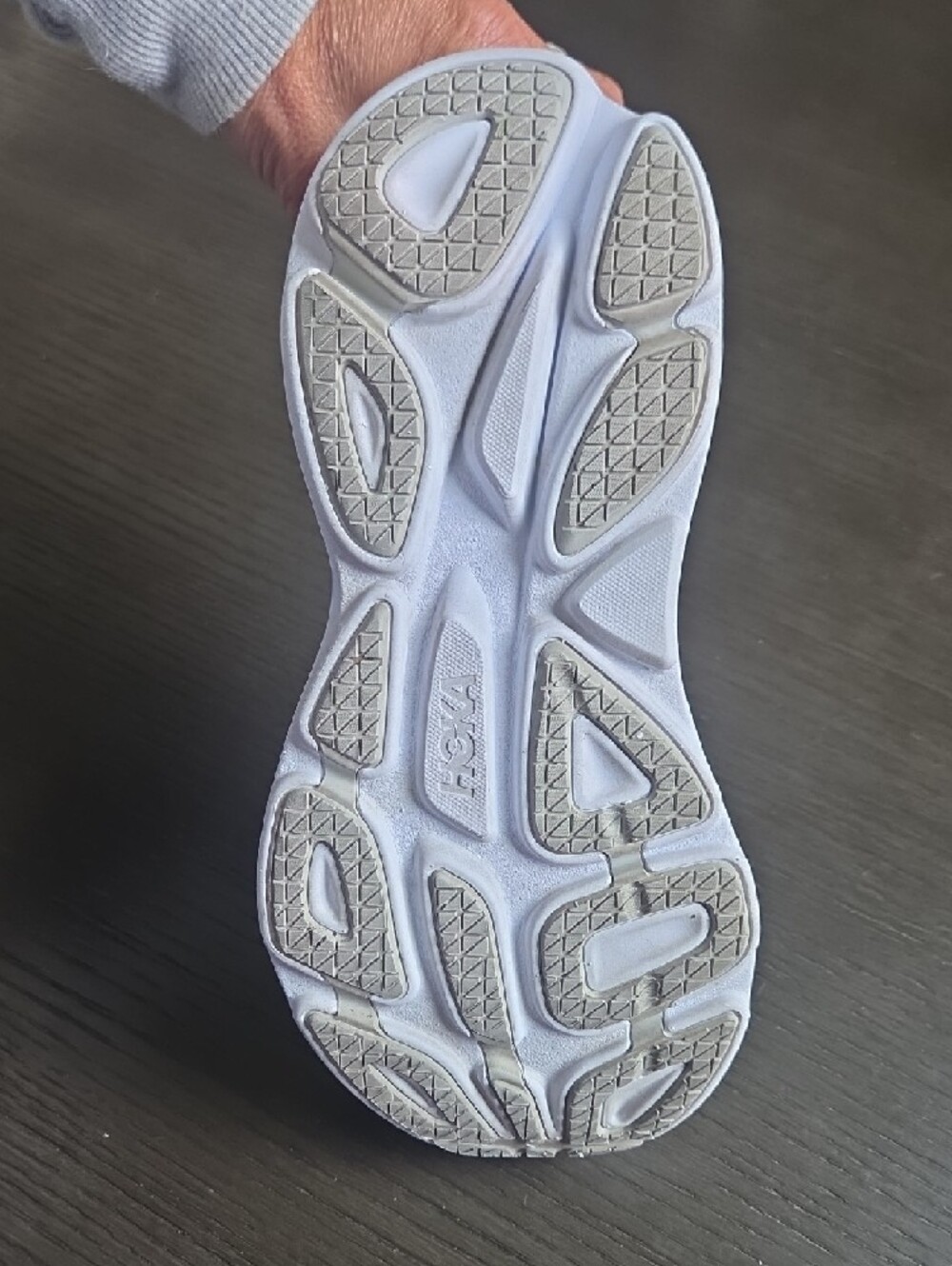 Women's Breathable Athletic Sneakers in Light Gray and Pink Size 8.5 Like New. - Picture 3 of 5